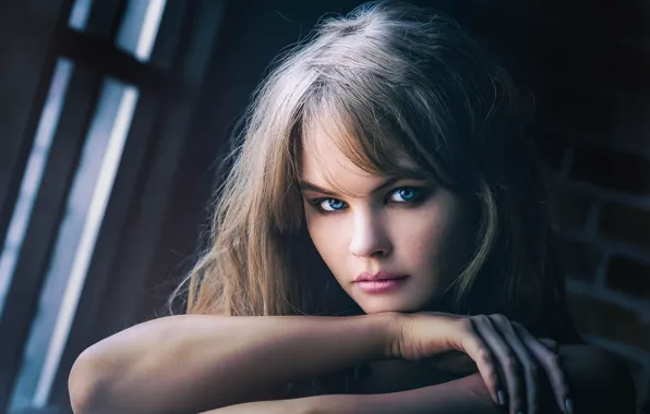 Portrait, makeup, sponge, Scotland, Glasgow, Anastasia Shcheglova, Anastasiya, Stuart Fraser
