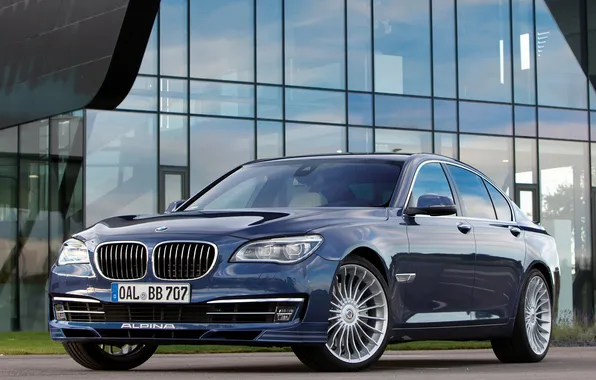 Blue, BMW, BMW, Alpina, Bi-Turbo