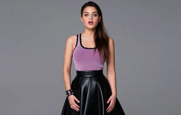 Background, skirt, makeup, Mike, actress, brunette, hairstyle, photoshoot