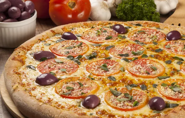 Pizza, tasting, ingredients, Portions