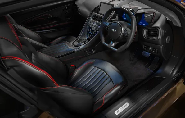 Aston Martin, DBS, Superleggera, salon, 2019, OHMSS, OHMSS Edition