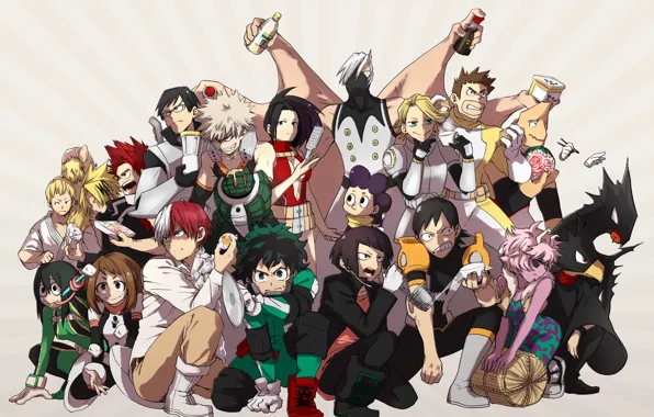 Anime, hero, manga, powerful, strong, yuusha, grenade, Boku no Hero Academy