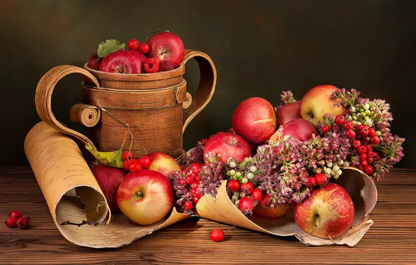 Nature, mood, apples, beauty, beautiful, beautiful, beauty, harmony