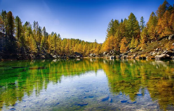 Picture landscape, nature, lake, beauty