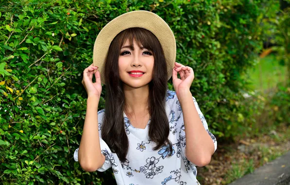 Asian, Dress, Hat