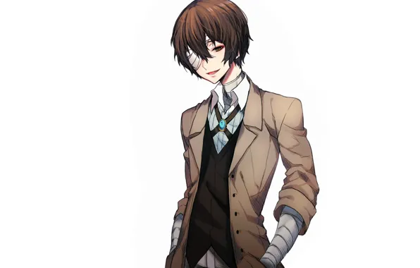 Picture stones, art, brooch, Bungou Stray Dogs, Stray Dogs: A Literary Genius, Dazai Osamu