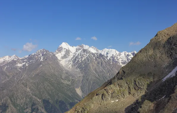 Wallpaper mountains, nature, The Caucasus, mountain range, snow-capped ...