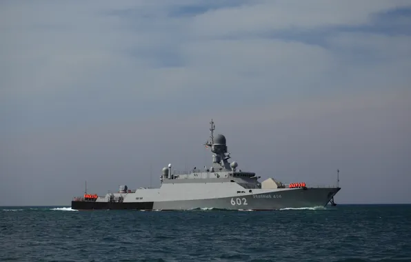 Ship, Navy, rocket, small, The black sea, Green Vale