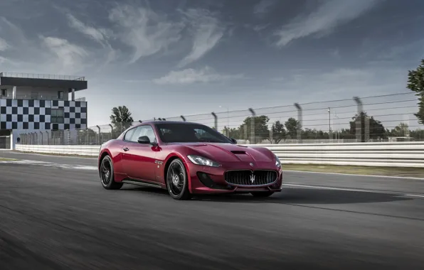 Maserati, Car, GranTurismo, Sport, Burgundy, Special Edition, 2017, Metallic