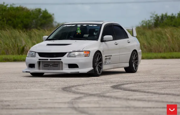 Picture mitsubishi, White, VIII, lancer. evolution