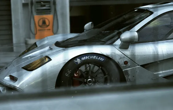 Picture machine, auto, grey, McLaren, supercar, McLaren F1, Colorsponge Carlos