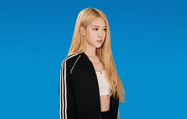 Rose, Adidas, Wallpaper for desktop, kpop, blackpink, blackpink, rose, korean singer