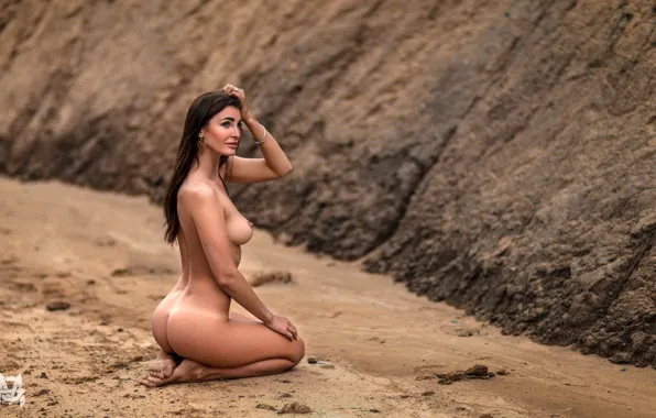 Ass, chest, nature, pose, model, naked, body, makeup