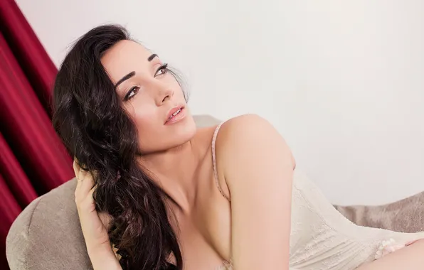 Girl, hot, sexy, eyes, smile, beautiful, figure, model