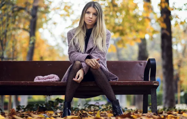 Picture autumn, girl, Rachel