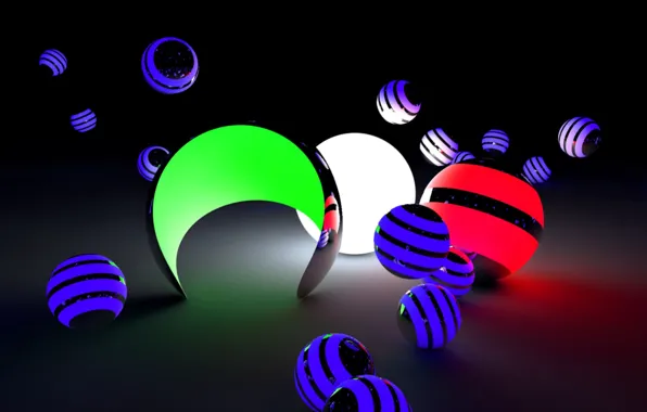 Glow, Balls, geometry