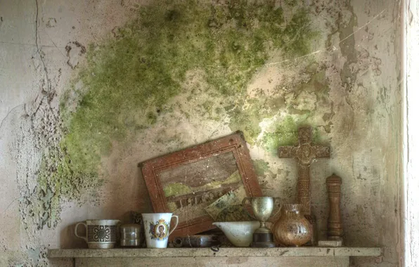 Background, wall, Cup