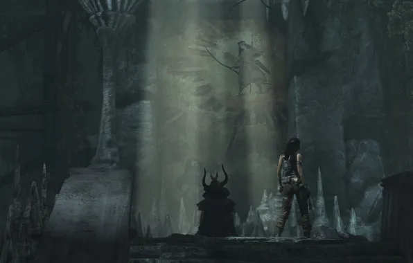 Screenshot, game, Lara Croft, tomb raider, 2013, screenshot, Tomb Raider 2013, screensaver