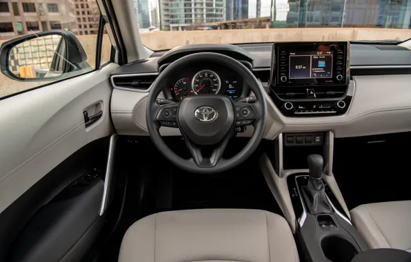 Interior, Toyota, the interior of the car, Corolla, 2021, Cross L, Toyota Corolla Cross L