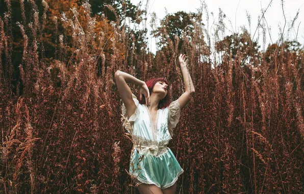 Girl, nature, Stretch, Alexandra Cameron