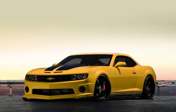 Yellow, Chevrolet, Camaro