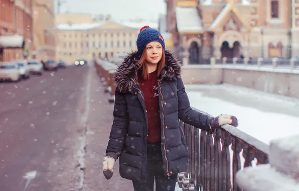 Winter, girl, photographer, channel, photography, photographer, Anastasia Danilova, Marina Polyanskaya