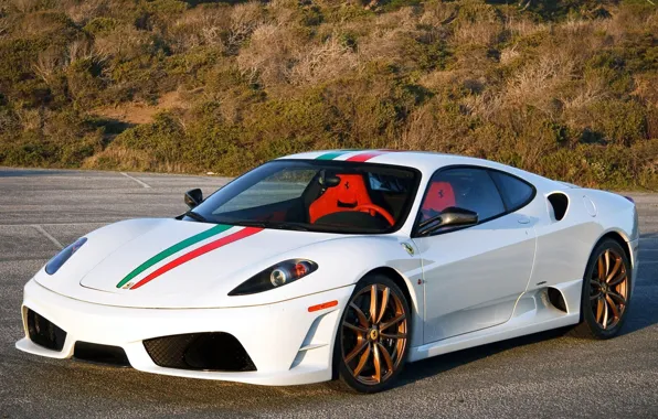 White, F430, Ferrari