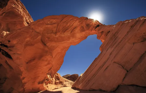 Picture desert, Nevada, national Park, valley of Fire, the rock-arch