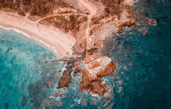 Water, Sand, Sea, Beach, Wave, Rock, Shore, Stones