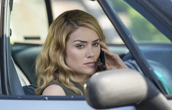 Auto, pose, phone, the series, in the car, Blacklist, The Blacklist, Megan Boone