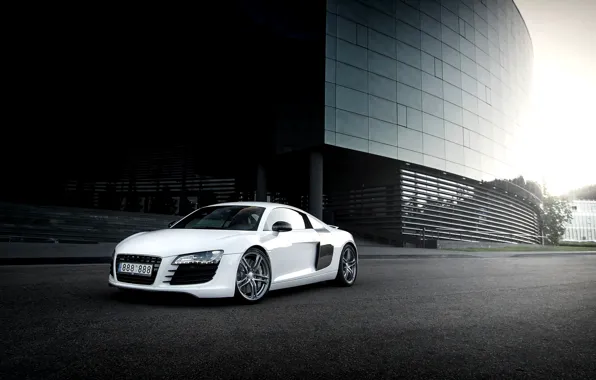 Audi, white