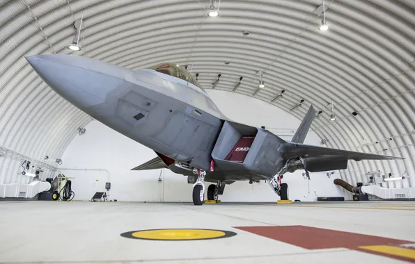 Hangar, Raptor, Lockheed, F-22A
