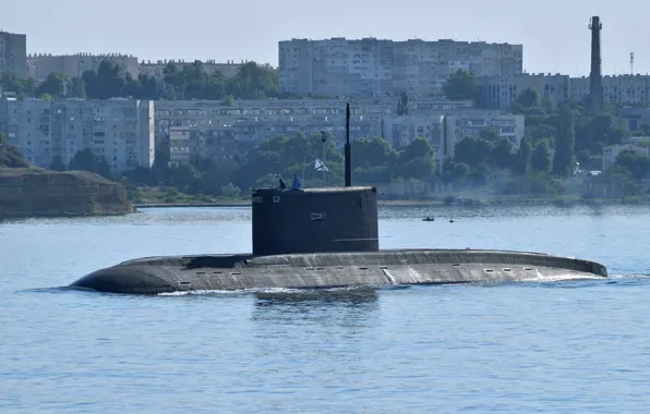 Submarine, submarine, diesel, Sevastopol, the project 636.3