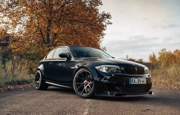 BMW, Vorsteiner, Black, Coupe, M1, 1M
