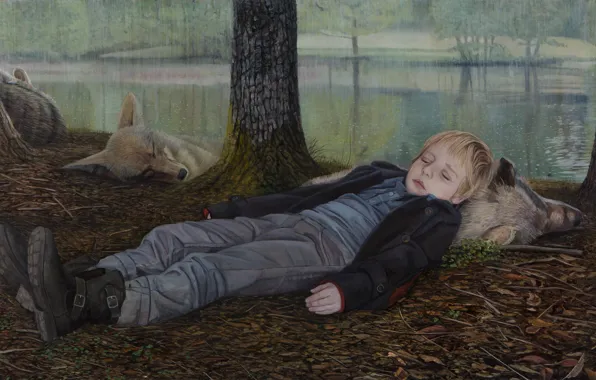 Picture, The Island, Norwegian artist, Christer Karlstad