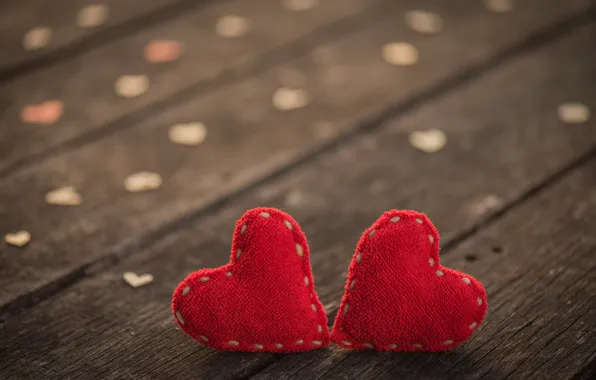 Picture love, heart, red, love, wood, romantic, hearts