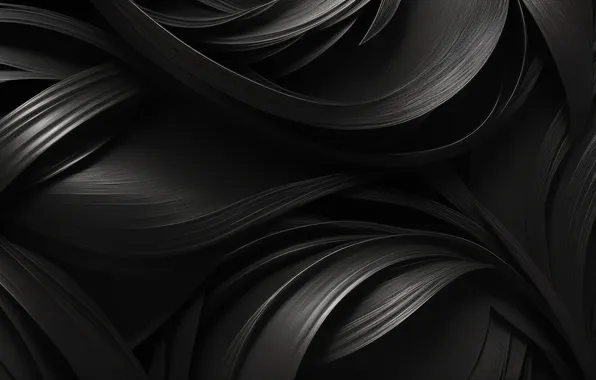 Metal, Wallpaper, black, wallpaper, metal, black, black color, black color