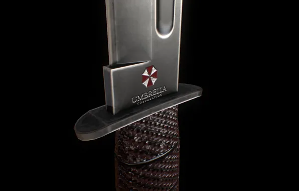 Zombie, logo, game, Resident Evil, Umbrella, knife, Biohazard, Umbrella Corporation
