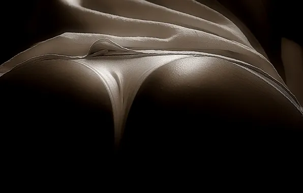Ass, panties, linen