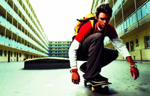 Picture mood, home, guy, skate