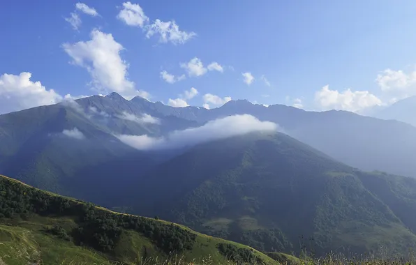 Picture mountains, Ossetia, Batraz Tabuev