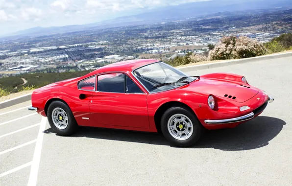 1971, Ferrari, Ferrari, Dino, Pininfarina, Dino, 246 GT, Series E