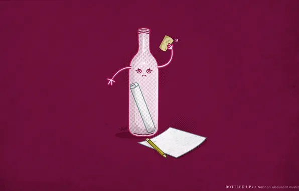 Letter, Bottle, message