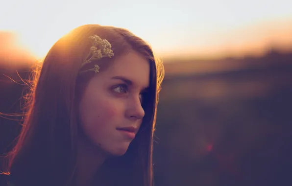 Look, girl, portrait