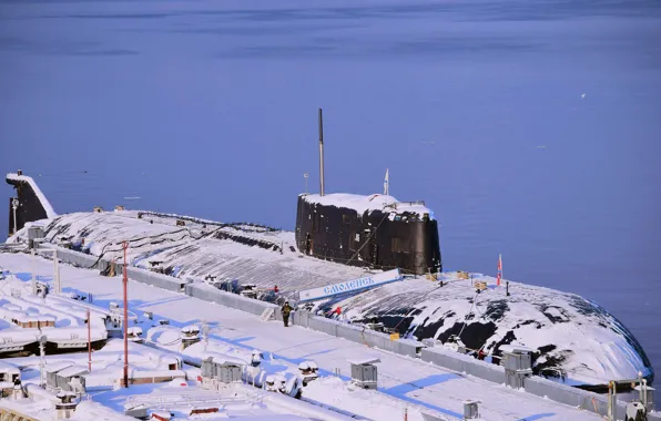 Wallpaper Marina, Russia, the project, submarine, 949A Antey for mobile ...