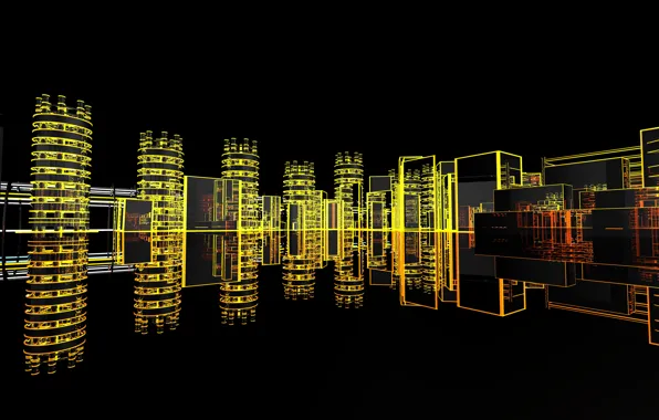 Neon, Cinema 4D, Rendering