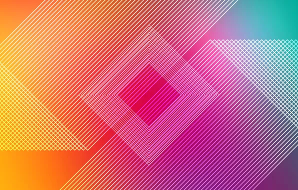 Line, background, figure, yellow, pink, lines, rhombus, fon