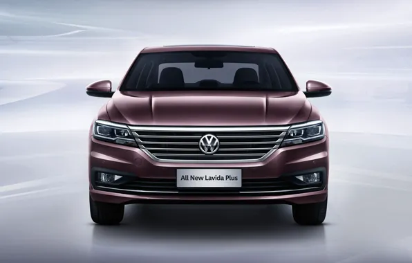 Volkswagen, sedan, front view, 2018, More, Lavida