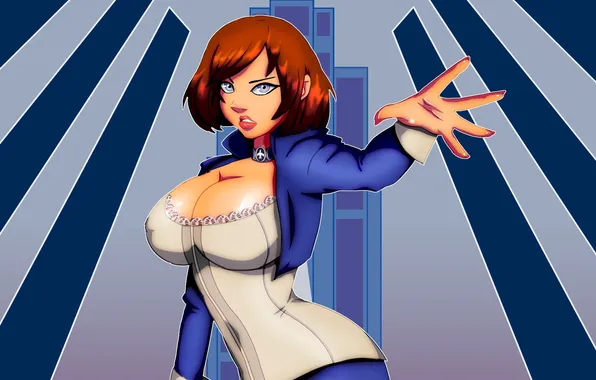 Chest, girl, dress, fan art, BioShock Infinite, elizabeth