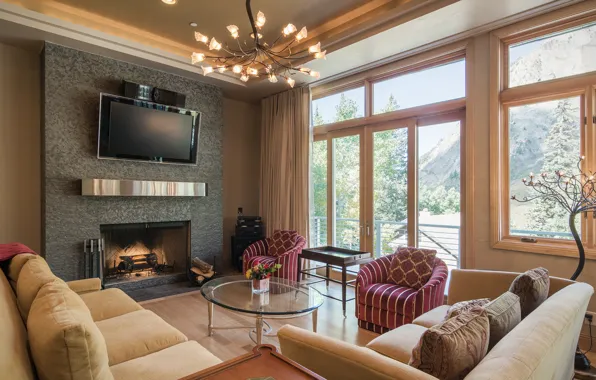 Room, interior, fireplace, living room